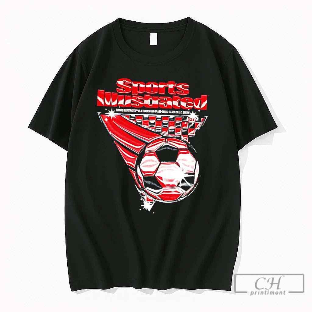 Premium Sports Illustrated Soccer 2026 Logo Tee
