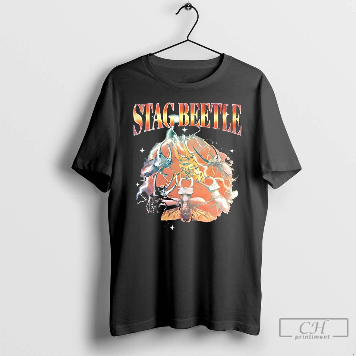 Premium Stag Beetle 90s Bootleg Graphic T-Shirts, Hoodie, Sweatshirt | DripVista.com