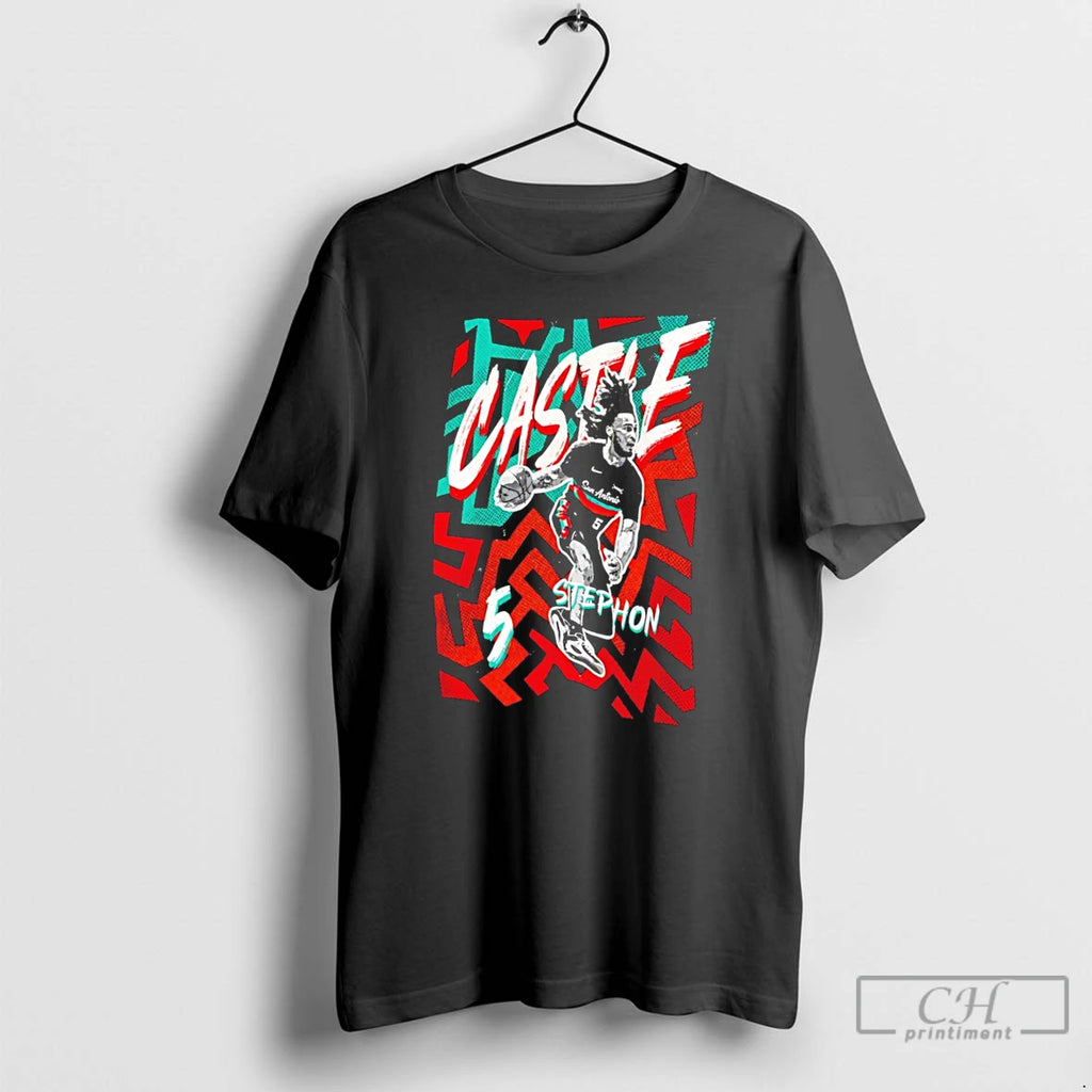 Premium Stephon Castle San Antonio Spurs The Castle Tee