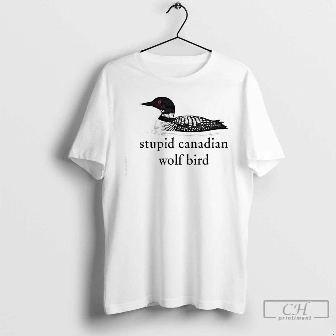 Premium Stupid Canadian Wolf Bird Hockey T-Shirts, Hoodie, Sweatshirt | DripVista.com