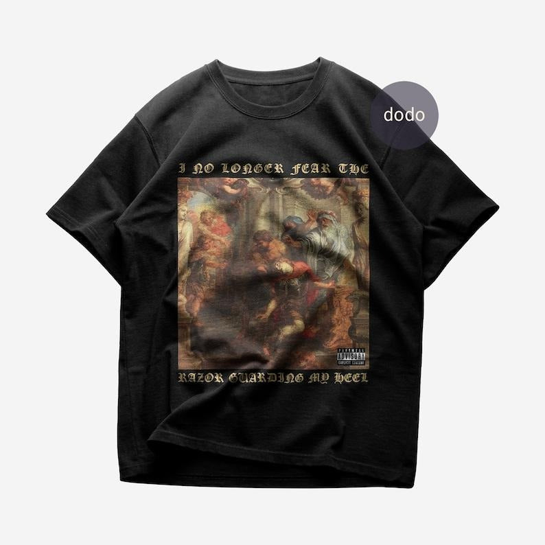 Premium Suicideboys T-Shirt - I No Longer Fear The Razor Guarding My Heel Album Shirt - Suicideboys New Album Shirt...