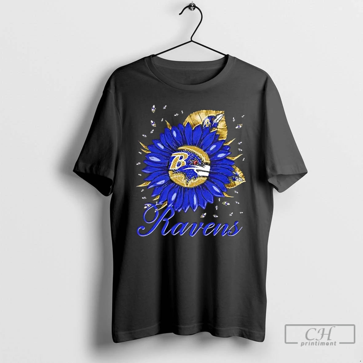 Premium Sunflower X Baltimore Ravens Football Logo T-Shirts, Hoodie, Sweatshirt | DripVista.com