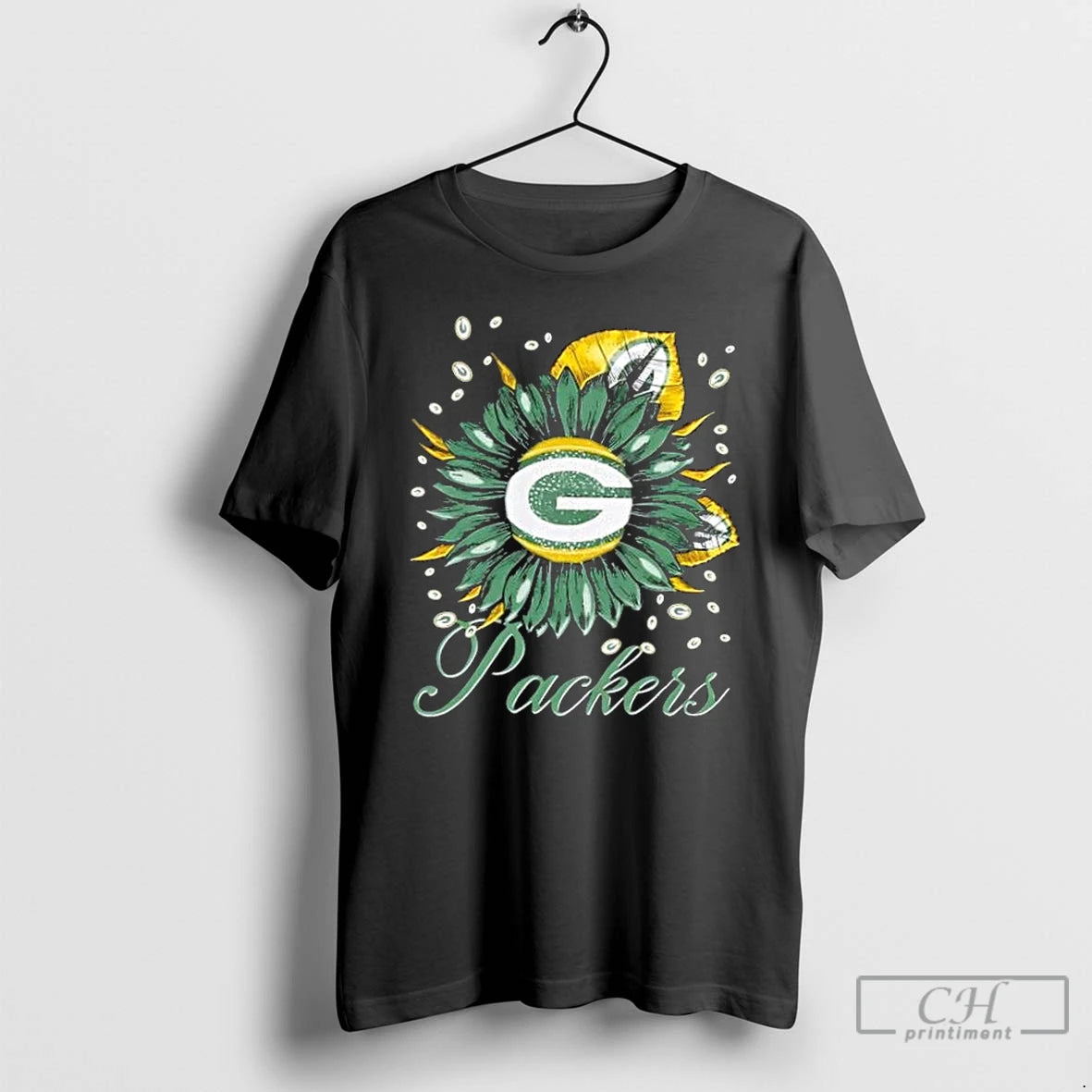 Premium Sunflower X Green Bay Packers Football Logo T-Shirts, Hoodie, Sweatshirt | DripVista.com
