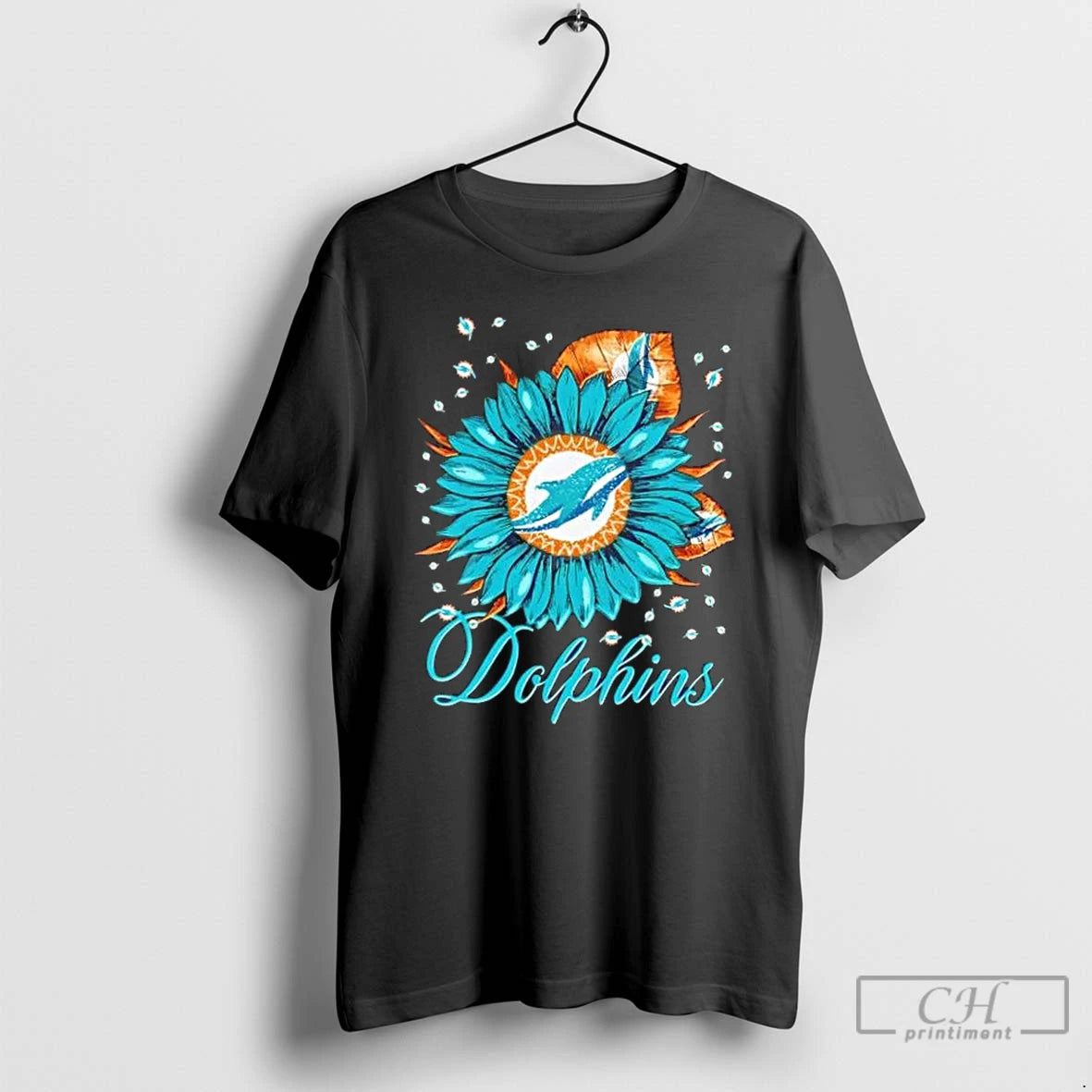 Premium Sunflower X Miami Dolphins Football Logo T-Shirts, Hoodie, Sweatshirt | DripVista.com