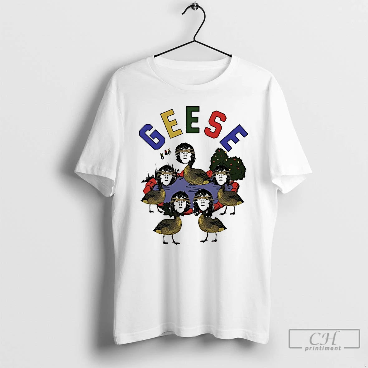 Premium Surreal Geese Duck Funny T-Shirts, Hoodie, Sweatshirt | DripVista.com