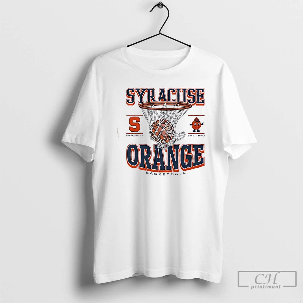 Premium Syracuse Orange Basketball Game Time Syracuse Ny Est 1870 T-Shirts, Hoodie, Sweatshirt | DripVista.com