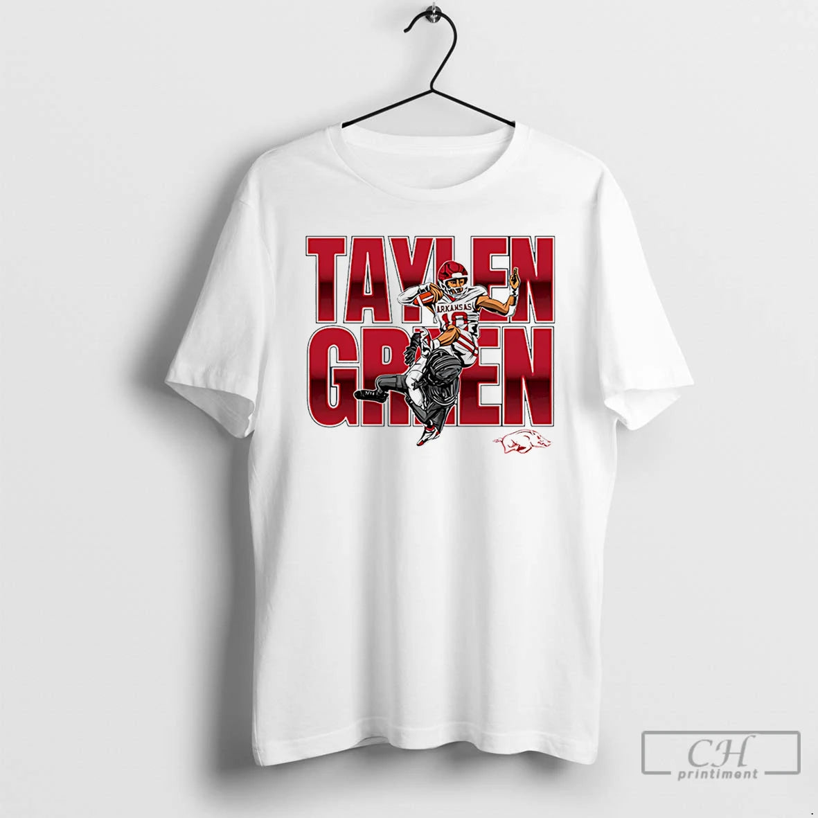 Premium Taylen Green Arkansas Football Ncaa Caricature T-Shirts, Hoodie, Sweatshirt | DripVista.com