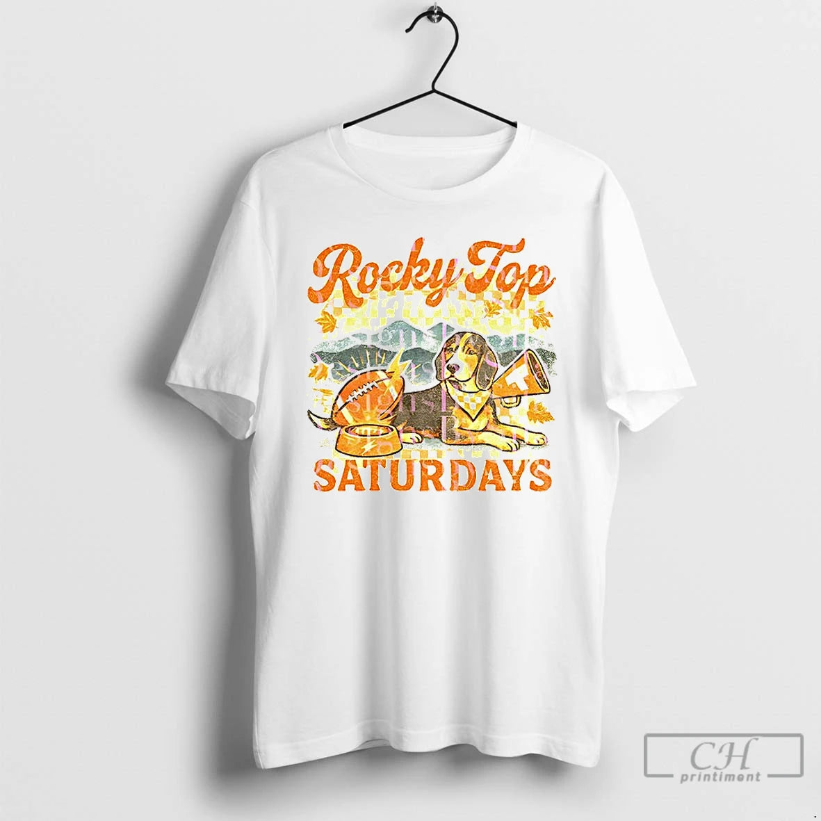 Premium Tennessee Volunteers Coonhound Dog Rocky Top Saturdays T-Shirts, Hoodie, Sweatshirt | DripVista.com