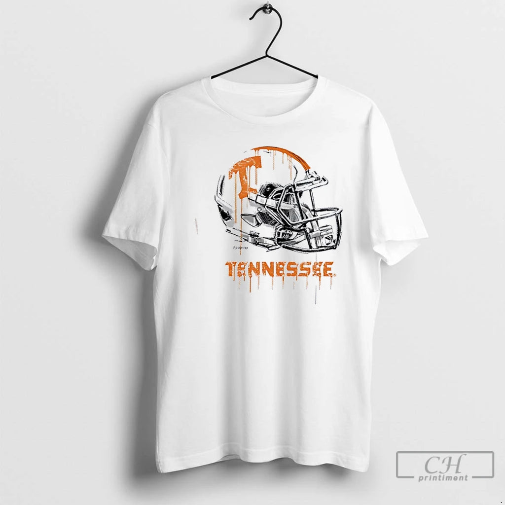 Premium Tennessee Volunteers Vive La Fete Dripping Football Helmet T-Shirts, Hoodie, Sweatshirt | DripVista.com