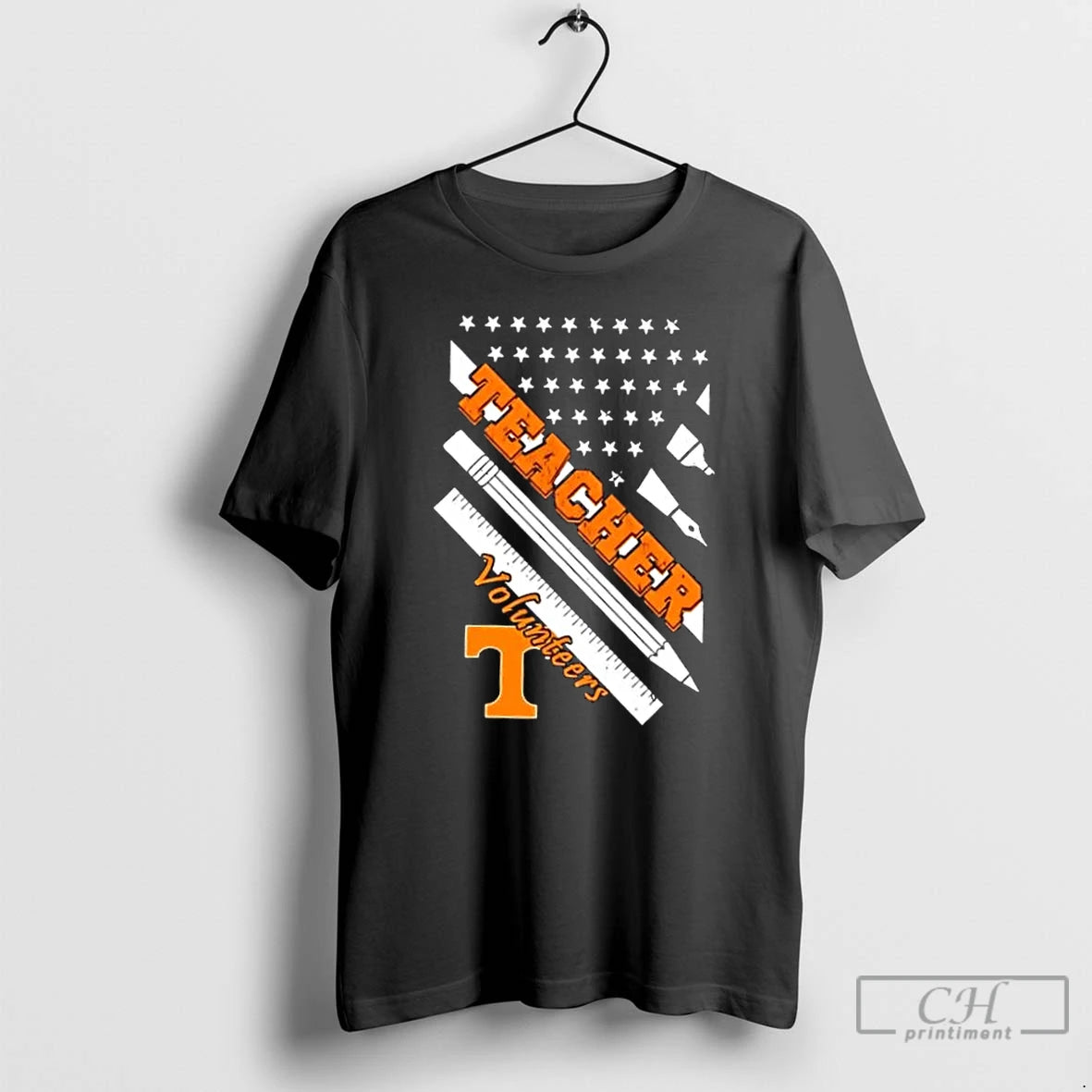 Premium Tennessee Volunteers X Teacher American Flag T-Shirts, Hoodie, Sweatshirt | DripVista.com