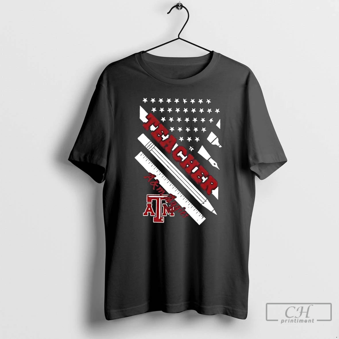 Premium Texas Am Aggies X Teacher American Flag T-Shirts, Hoodie, Sweatshirt | DripVista.com