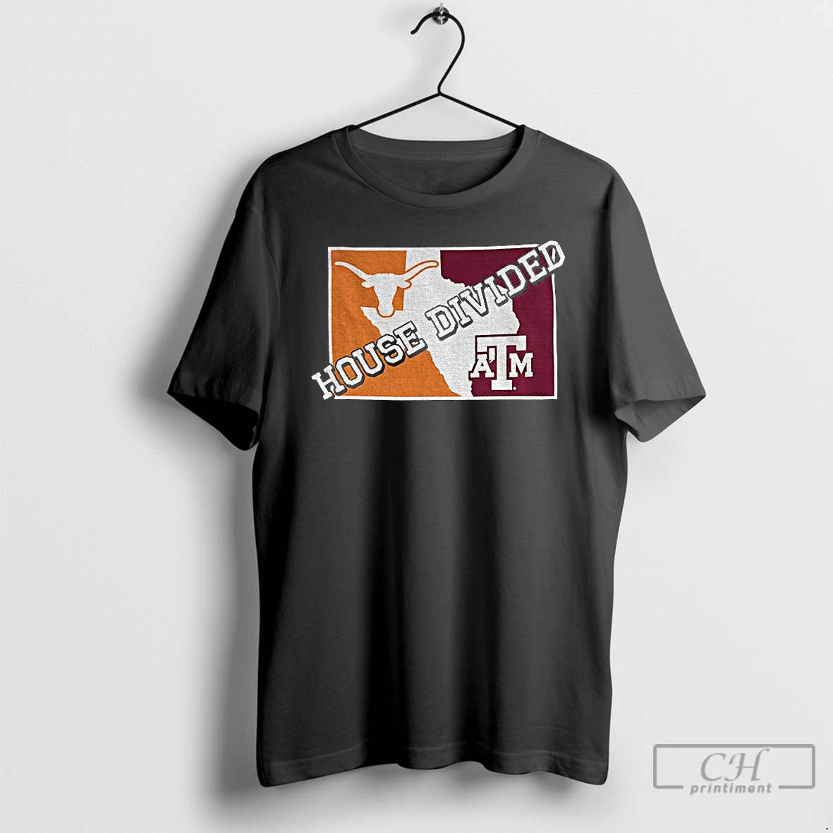 Premium Texas Am Vs Texas Longhorns House Divided T-Shirts, Hoodie, Sweatshirt | DripVista.com