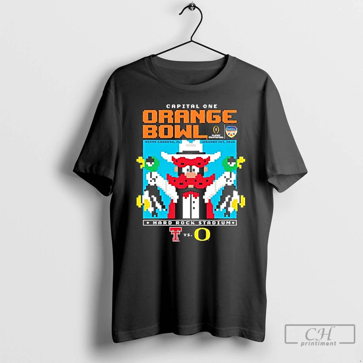 Premium Texas Tech 2025 Orange Bowl Retro T-Shirts, Hoodie, Sweatshirt | DripVista.com