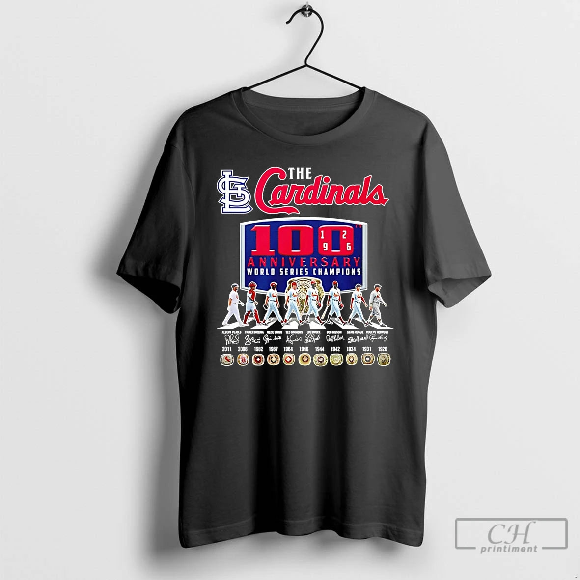 Premium The Cardinals 100th Anniversary World Series Champions Abbey Road T-Shirts, Hoodie, Sweatshirt | DripVista.com