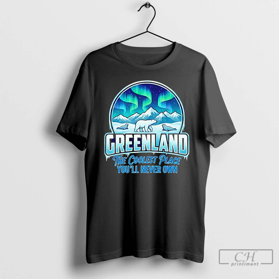 Premium The Coolest Place Youll Never Own Greenland T-Shirts, Hoodie, Sweatshirt | DripVista.com