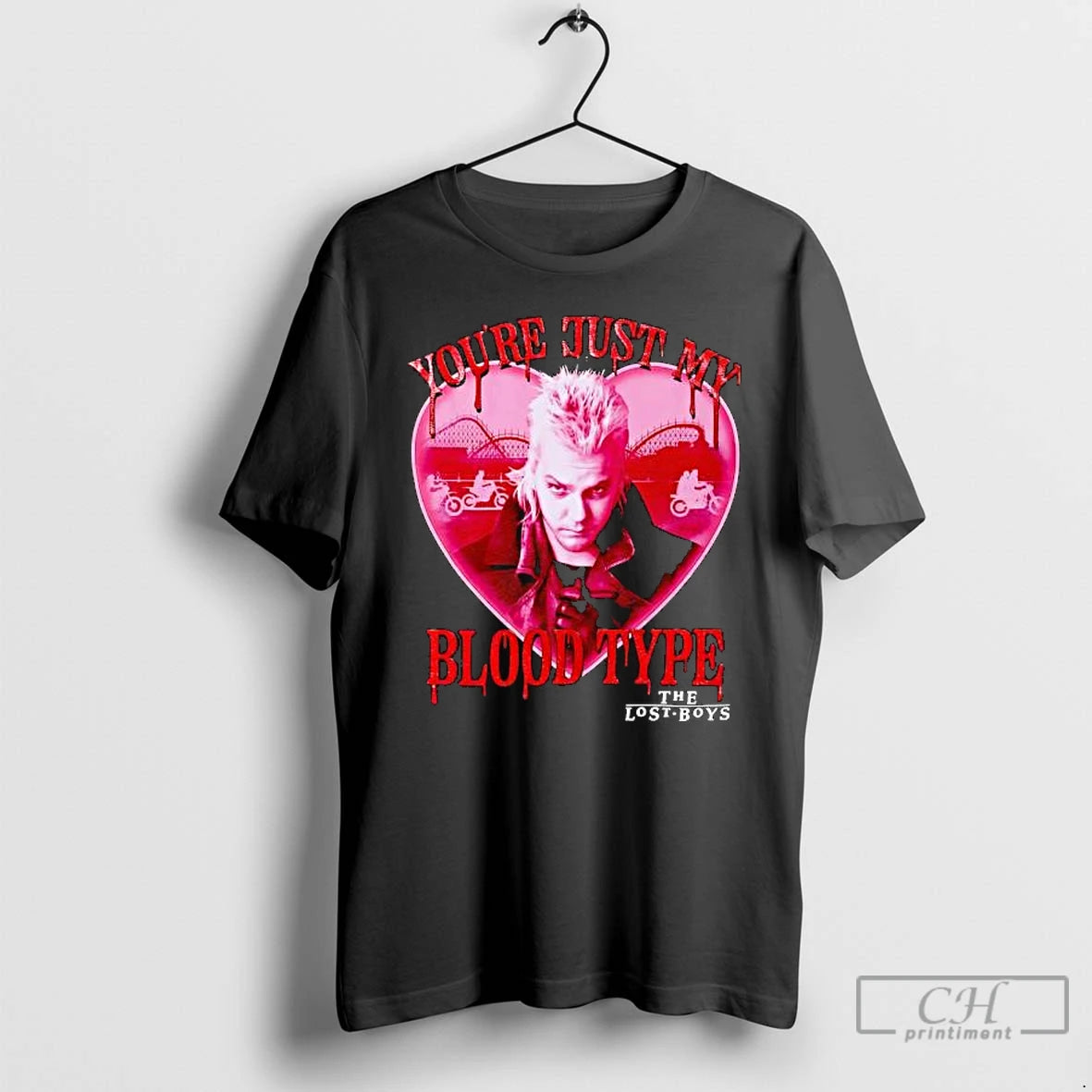 Premium The Lost Boys Blood Type Glitter Classic T-Shirts, Hoodie, Sweatshirt | DripVista.com