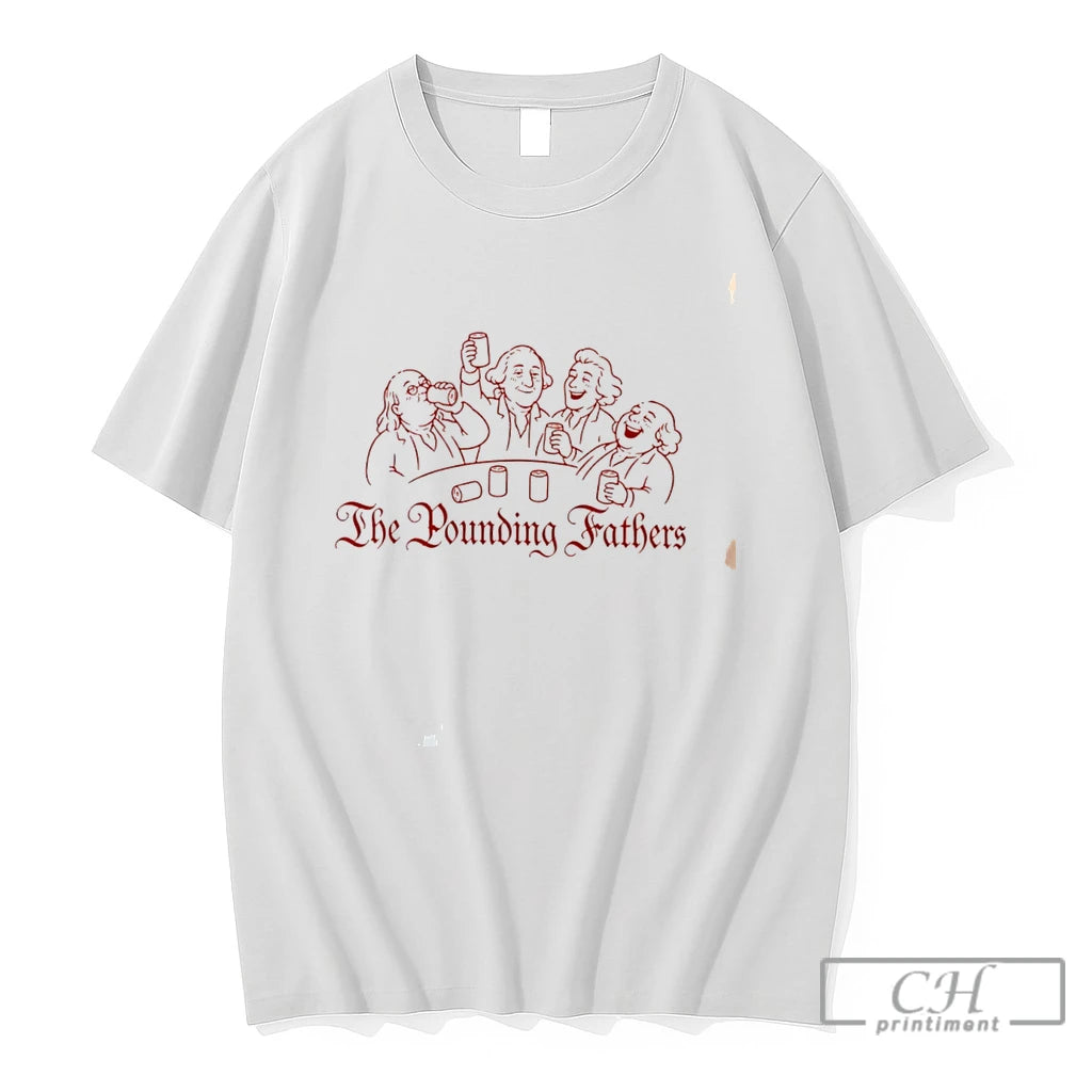 Premium The Pounding Fathers 250 Years Of Freedom Tee