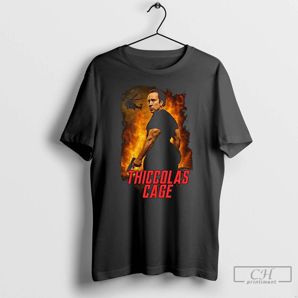 Premium Thiccolas Cage T-Shirts, Hoodie, Sweatshirt | DripVista.com