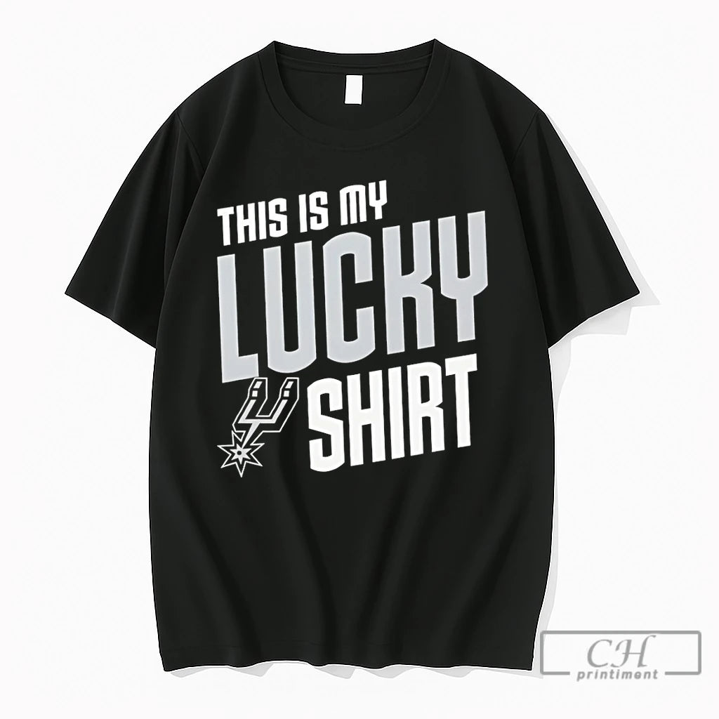 Premium This Is My Lucky San Antonio Spurs Nba Basketball Logo