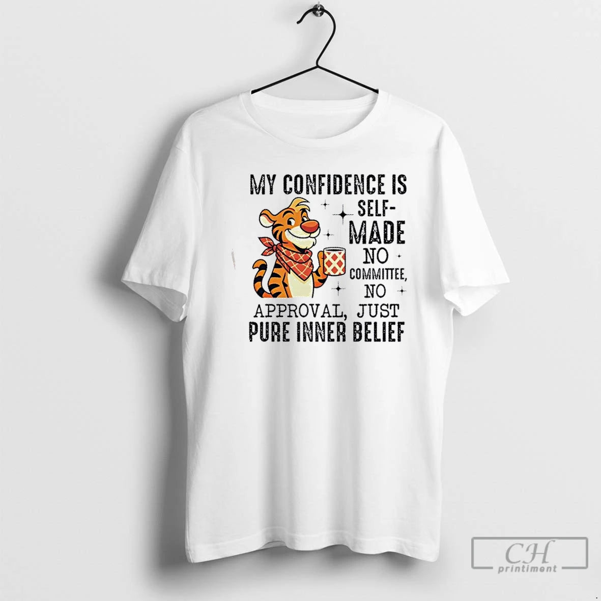 Premium Tiger Self Made No Committee No Approval Just Pure Inner Belief T Shirts Sweater Hoodie, Sweatshirt | DripVista.com