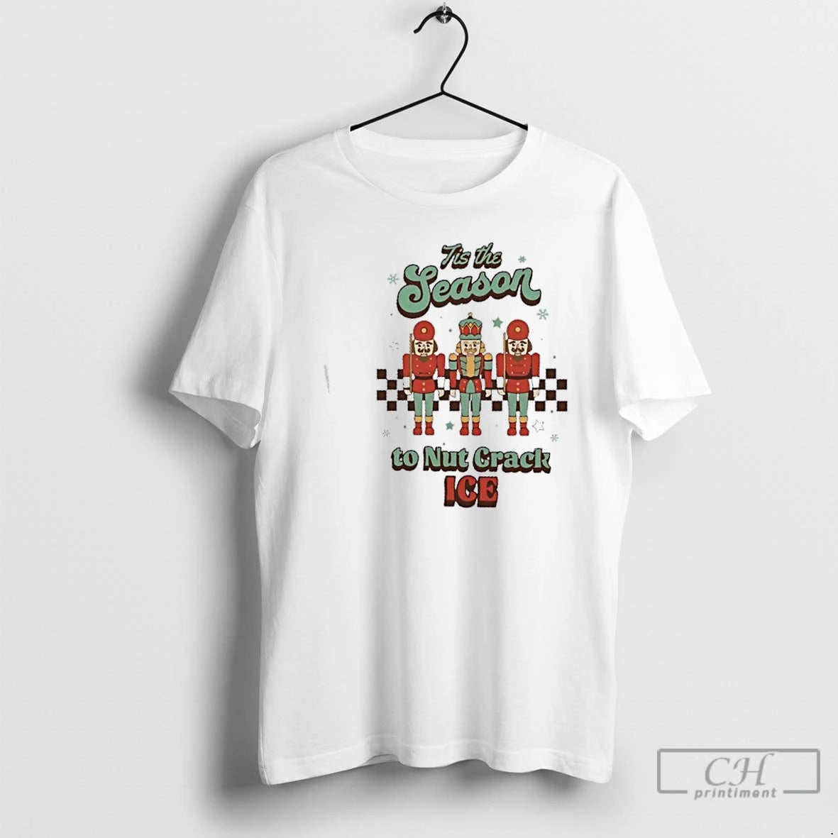 Premium Tis The Season To Nut Crack Ice Christmas T-Shirts, Hoodie, Sweatshirt | DripVista.com