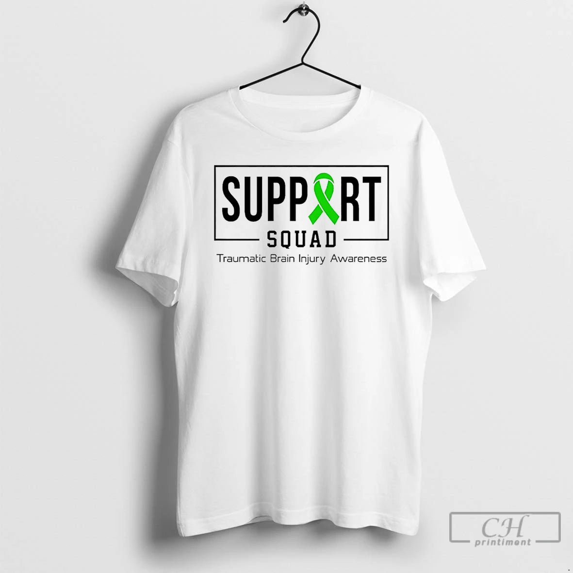 Premium Traumatic Brain Injury Awareness Green Ribbon T-Shirts, Hoodie, Sweatshirt | DripVista.com