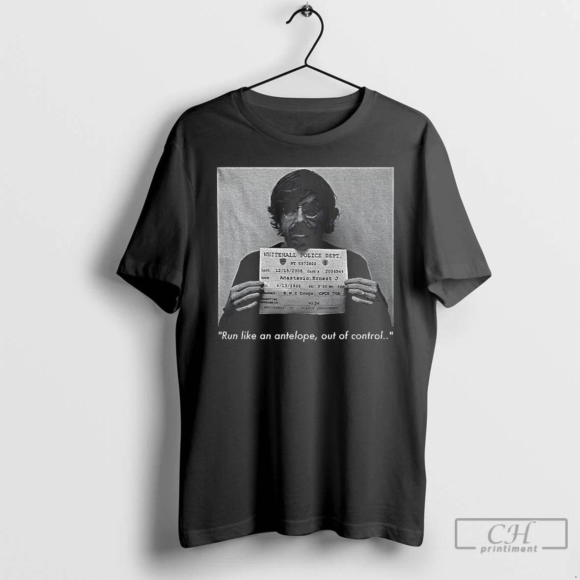 Premium Trey Anastasio Shot Run Like An Antelope Out Of Control T-Shirts, Hoodie, Sweatshirt | DripVista.com