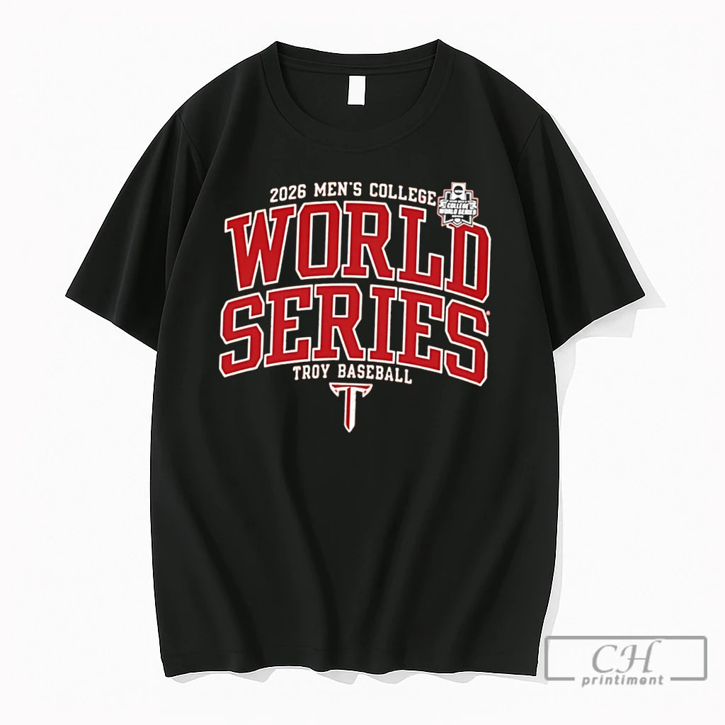 Premium Troy Trojans 2026 College World Series Bound Tee