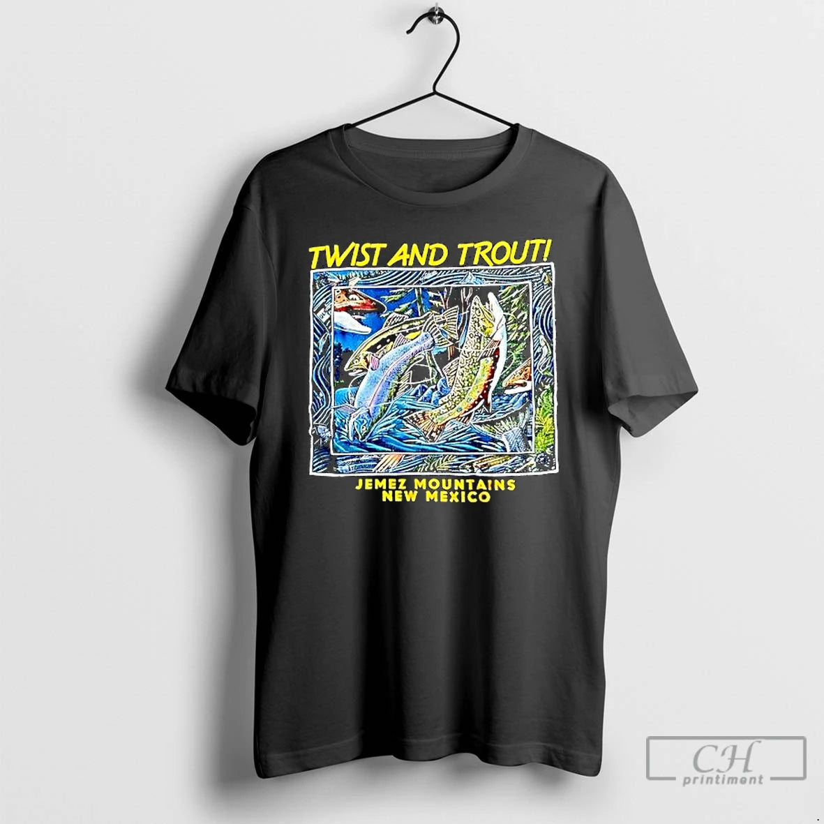 Premium Twist And Trout Jemez Mountains New Mexico Vintage T-Shirts, Hoodie, Sweatshirt | DripVista.com