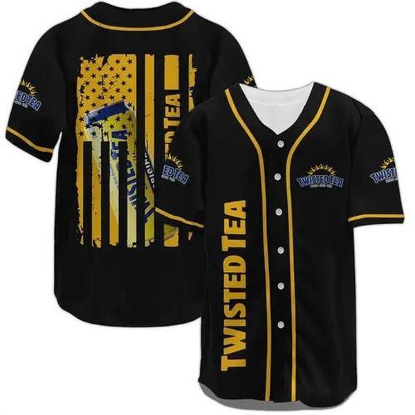 Premium Twisted Tea Baseball Jersey Gift For Sports Fans, Baseball Jersey For Men and 'Women, Baseball Jersey. T-Shirts,...