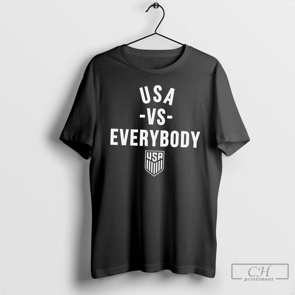 Premium Us Soccer Vs Everybody Logo Tee