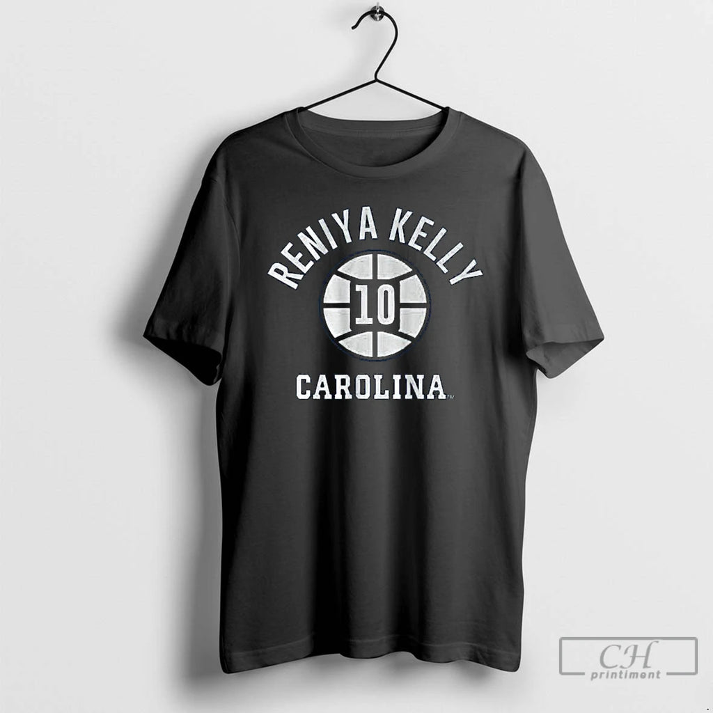 Premium Unc Basketball Reniya Kelly Name Number Ball T-Shirts, Hoodie, Sweatshirt | DripVista.com