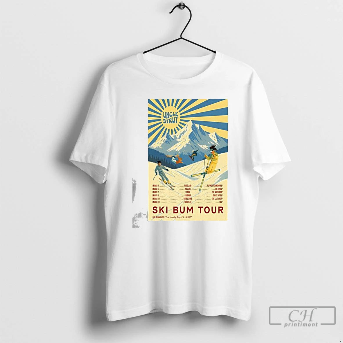 Premium Uncle Strut Ski Bum Tour March 2026 T-Shirts, Hoodie, Sweatshirt | DripVista.com