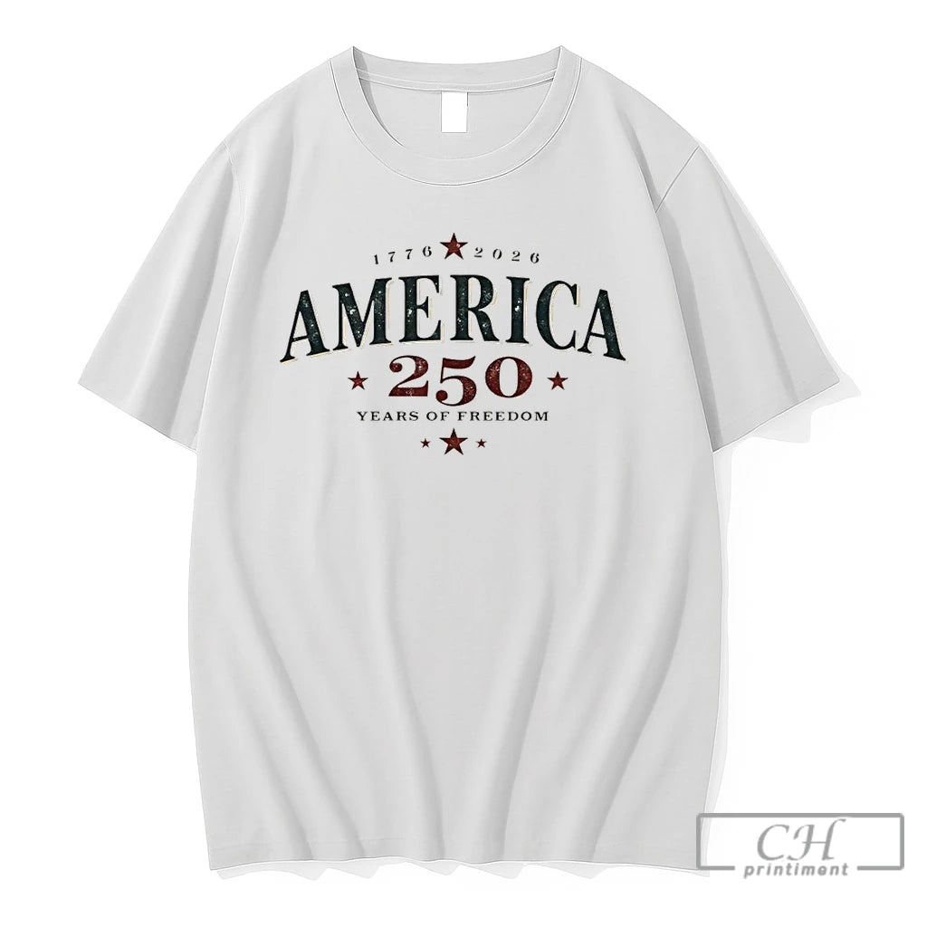 Premium United States America 1776 2026 250 Years Of Freedom Anniversary