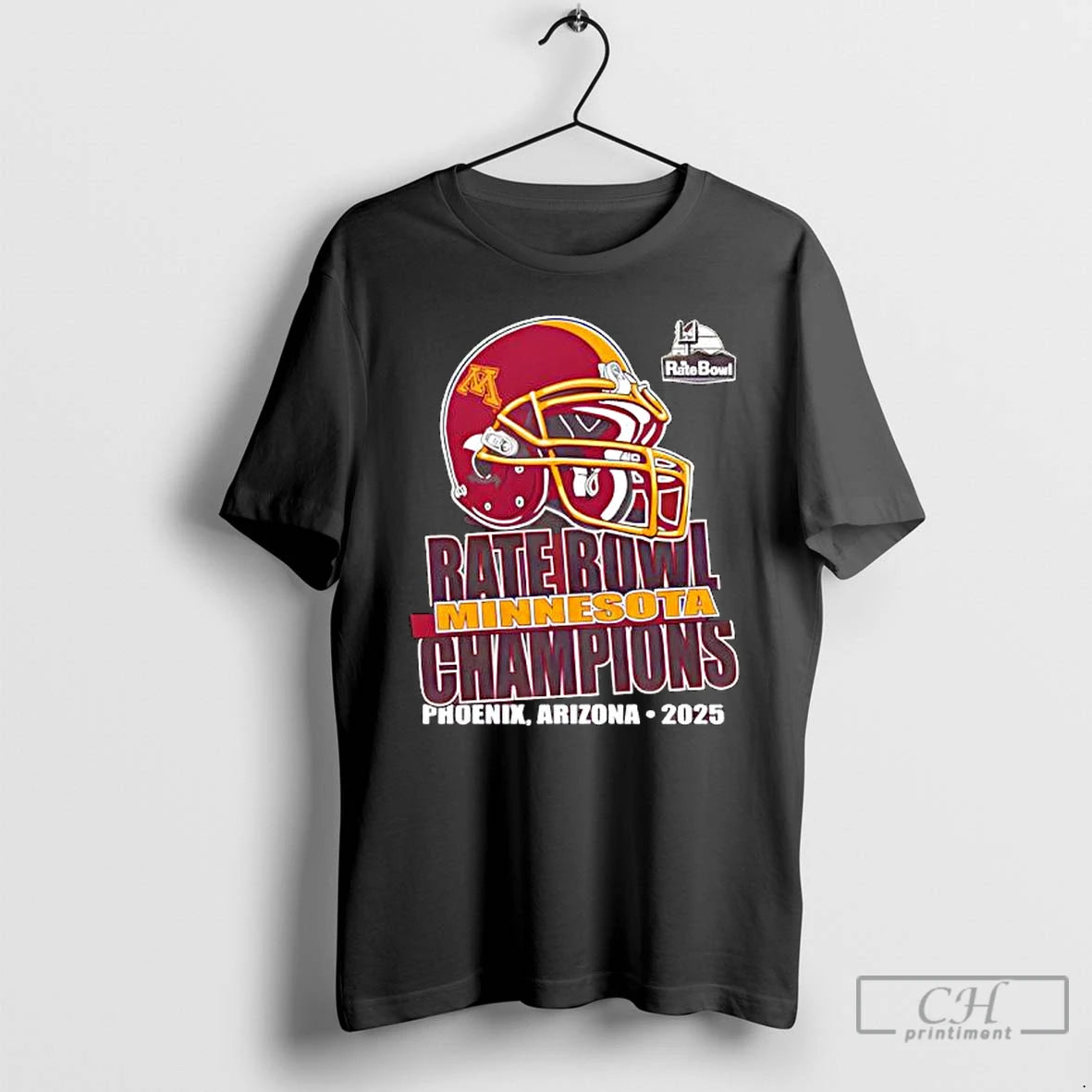 Premium University Of Minnesota Golden Gophers Champs Rate Bowl 2025 T-Shirts, Hoodie, Sweatshirt | DripVista.com