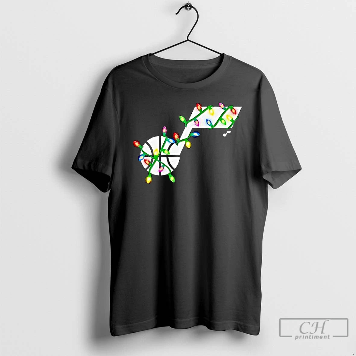 Premium Utah Jazz Logo Lights Merry Christmas T-Shirts, Hoodie, Sweatshirt | DripVista.com