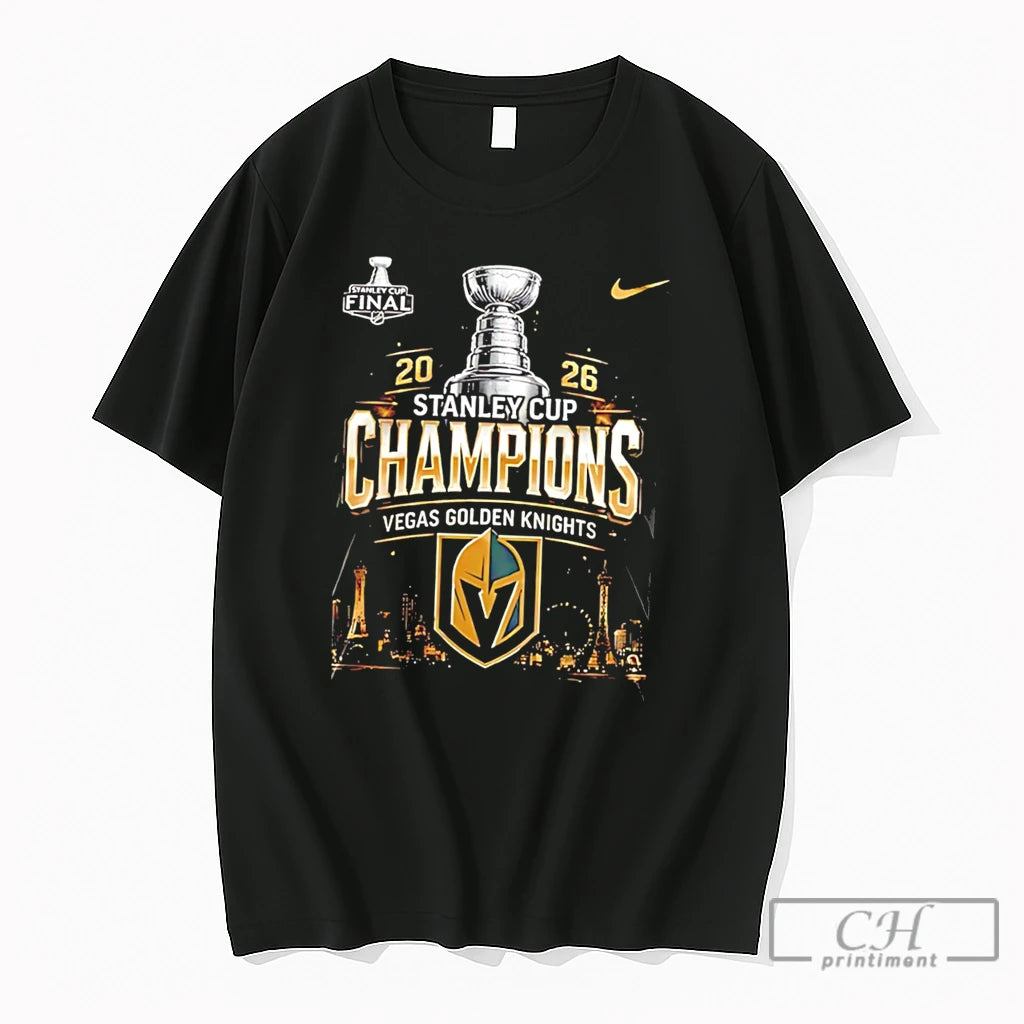 Premium Vegas Golden Knights 2026 Stanley Cup Champions Tee