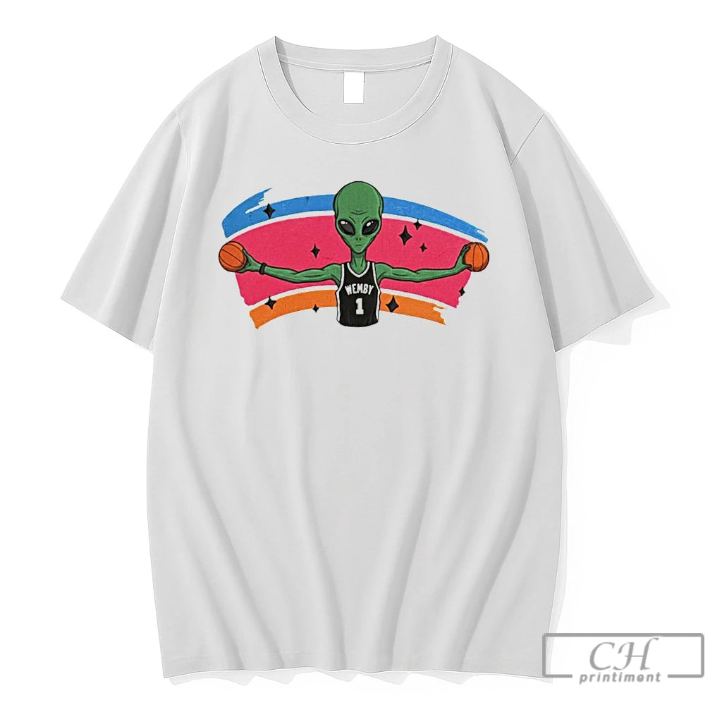 Premium Victor Wembanyama Alien Basketball Player Wemby 1 Jersey