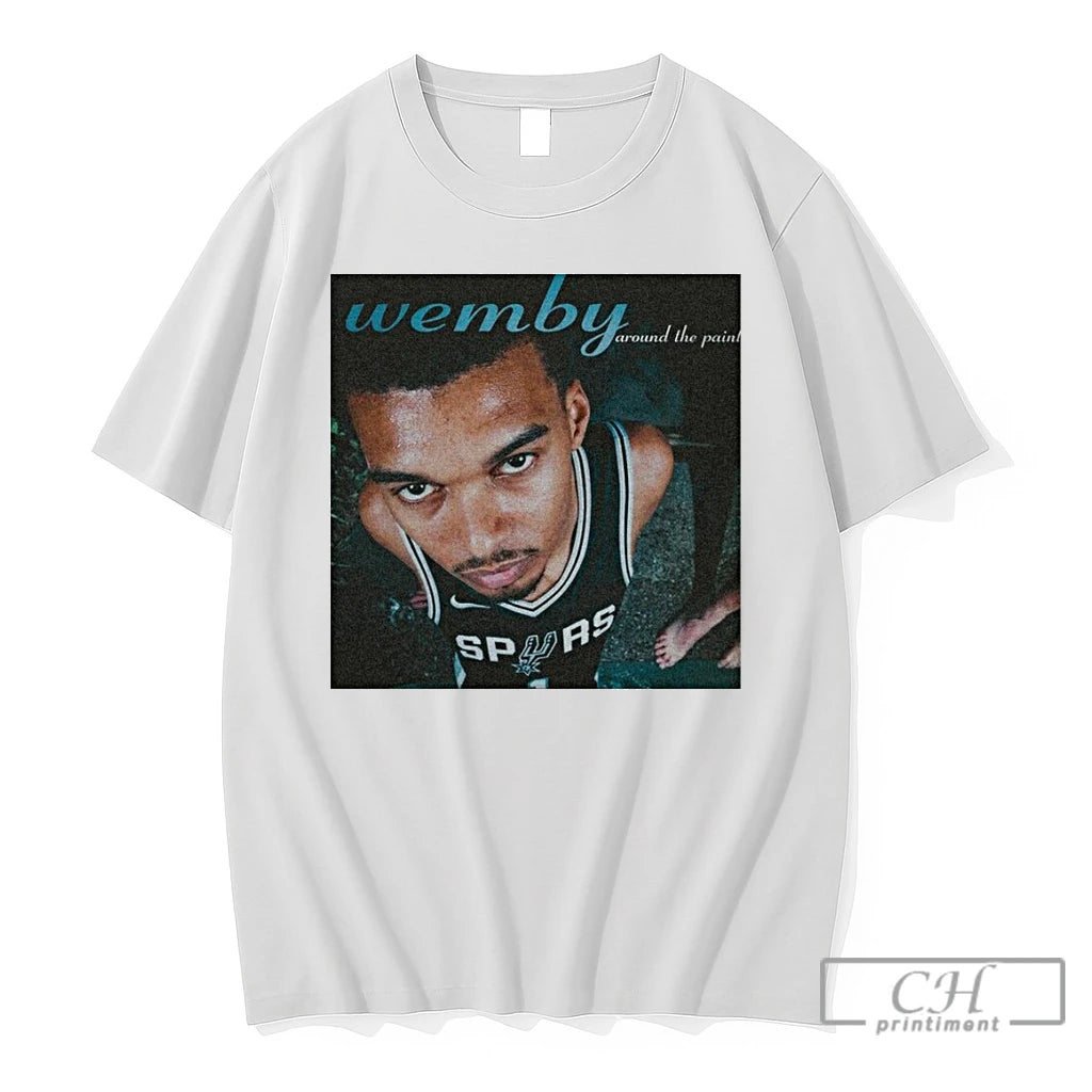 Premium Victor Wembanyama San Antonio Spurs Player Wemby Around The Paint Jersey T Shirts Sweater