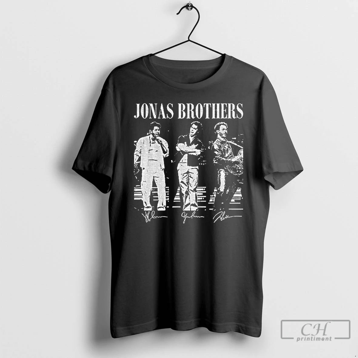 Premium Vintage Jonas Brothers Tour 20th Tour 2025 Signature Music T-Shirts, Hoodie, Sweatshirt | DripVista.com