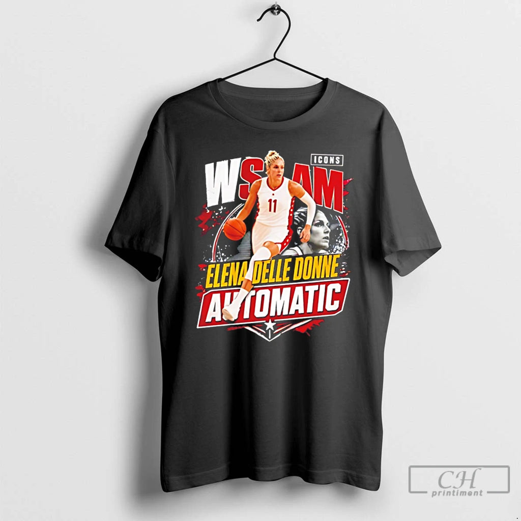 Premium Wslam Icons 2026 Elena Delle Donne Automatic Vintage Tee