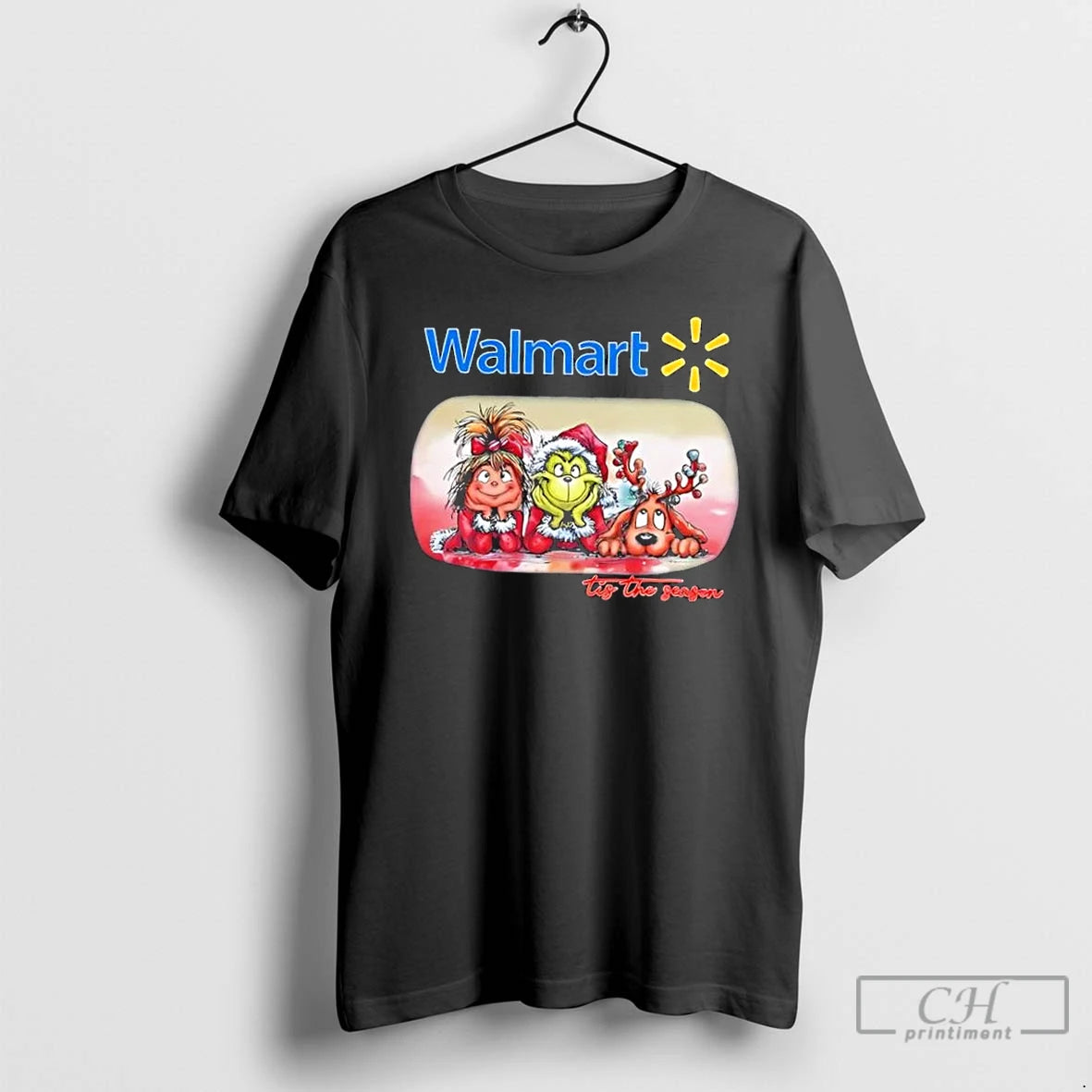 Premium Walmart X Team Grinch Tis The Season Christmas T-Shirts, Hoodie, Sweatshirt | DripVista.com