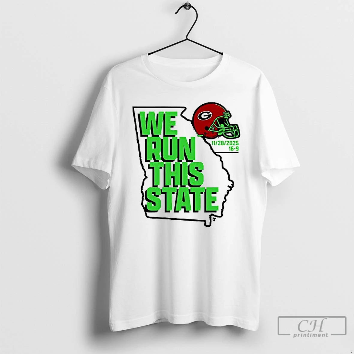 Premium We Run This State 2025 Georgia Football Map Helmet T-Shirts, Hoodie, Sweatshirt | DripVista.com