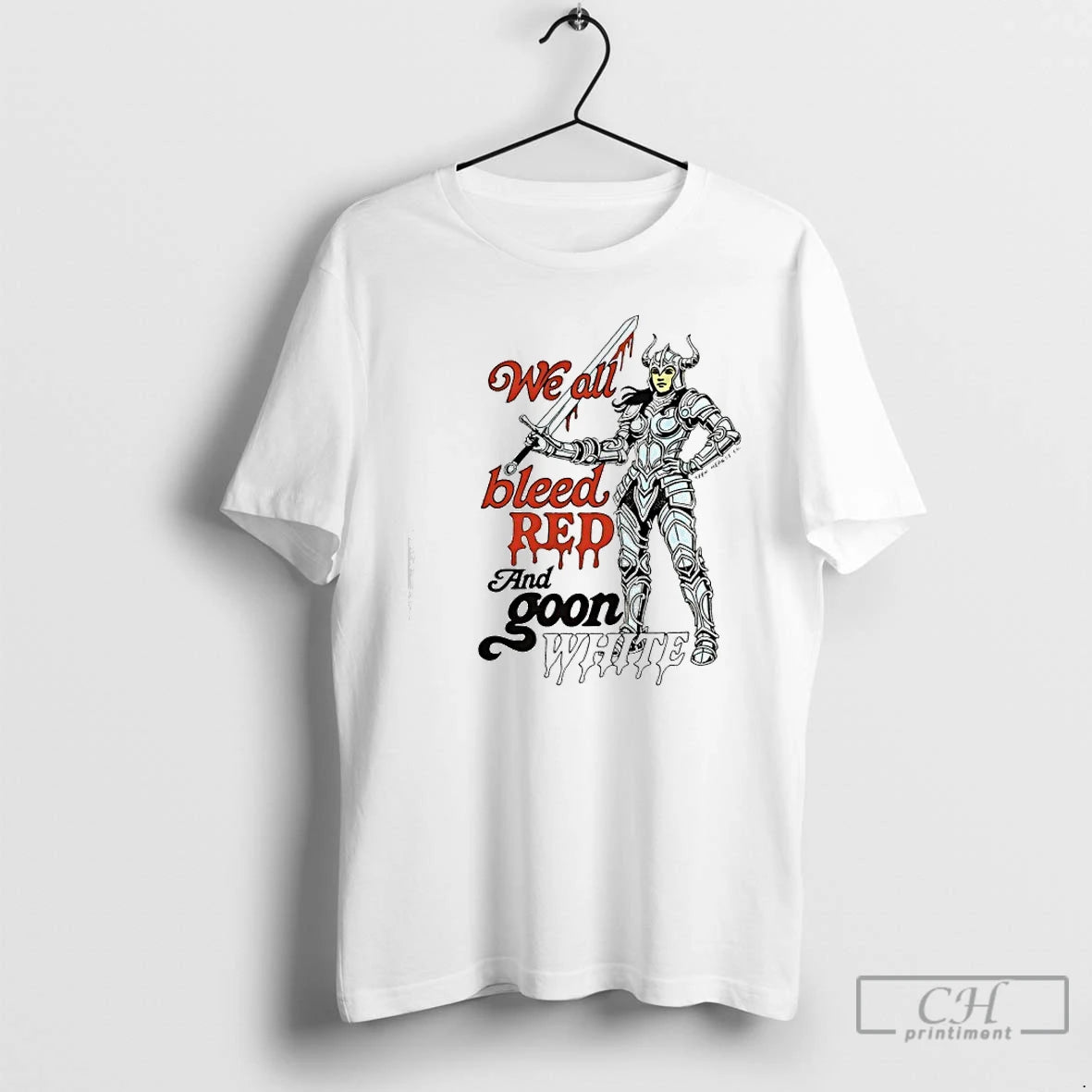 Premium We All Bleed Red And White Teen Hearts T-Shirts, Hoodie, Sweatshirt | DripVista.com