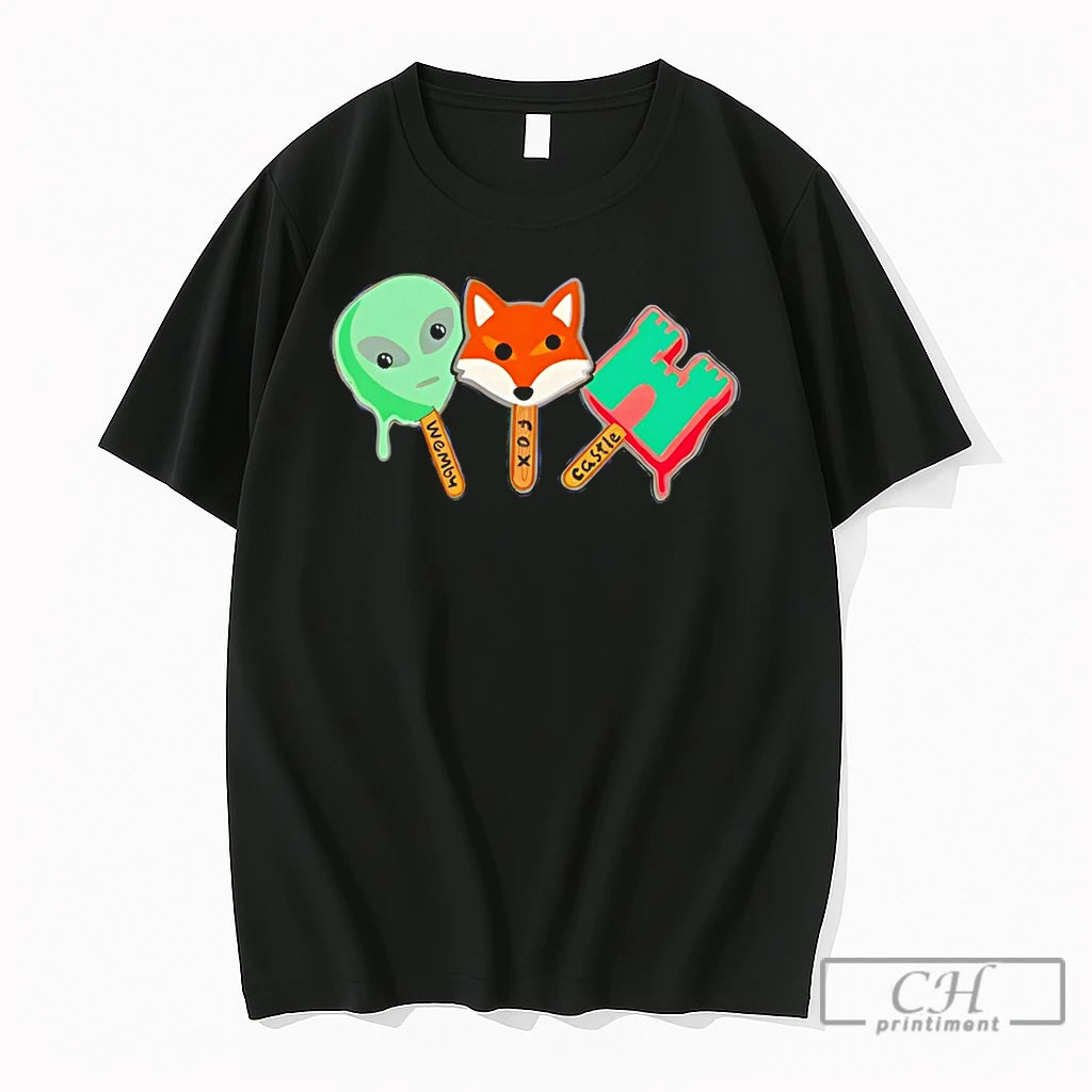 Premium Wemby Fox And Castle Popsicles San Antonio Spurs Basketball 2026 Nba Finals T Shirts