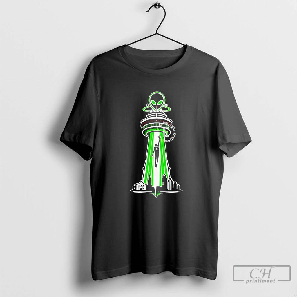 Premium Wemby San Antonio Spurs Basketball Alien Ufo City Skyline Nba 2026 T Shirts Sweater