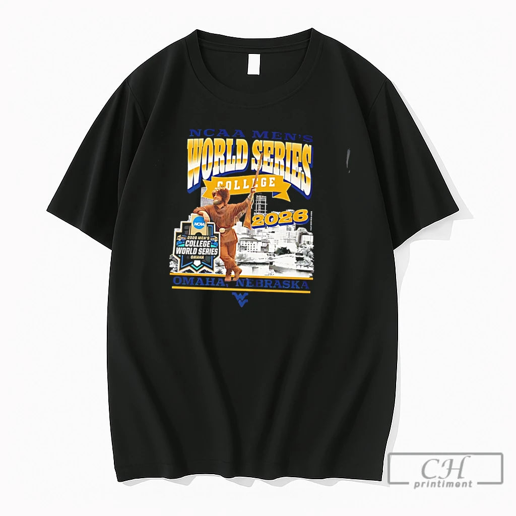Premium West Virginia Mountaineers 2026 Ncaa Mens World Series College Mascot Tee T Shirts Sweater
