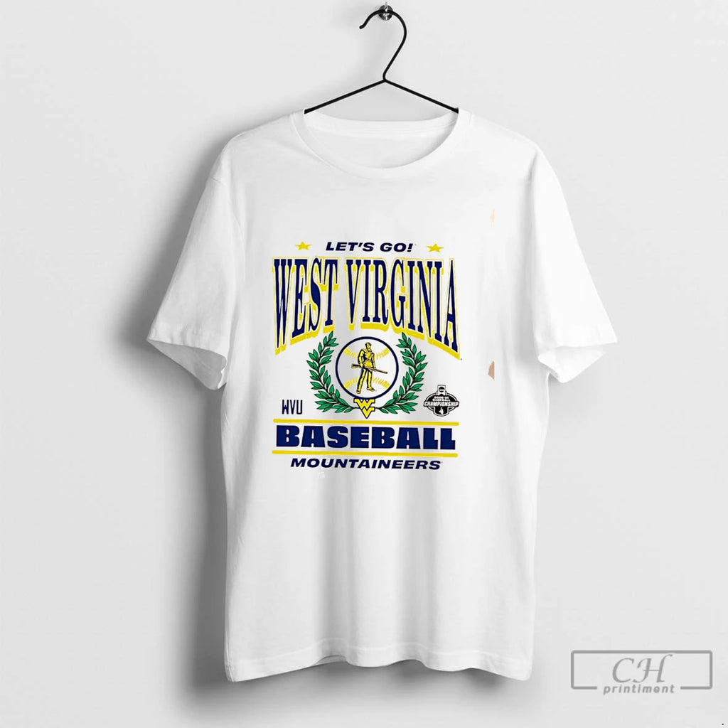 Premium West Virginia Mountaineers Lets Go 2026 Di Baseball Championship Tee