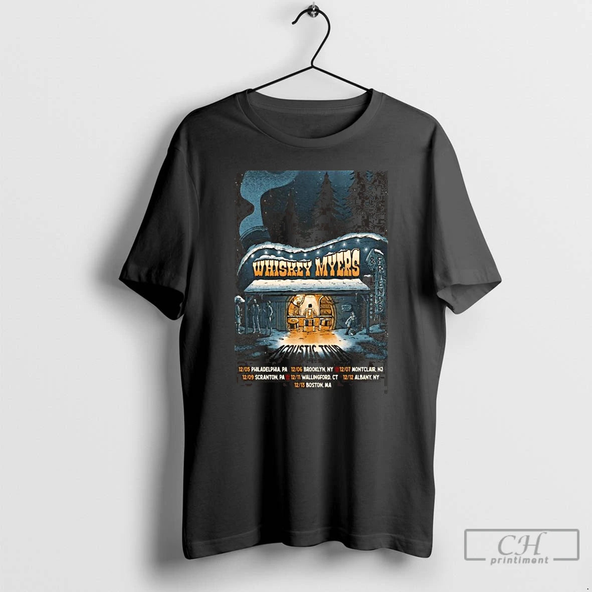 Premium Whiskey Myers And Friends Acoustic Tour 2025 T-Shirts, Hoodie, Sweatshirt | DripVista.com