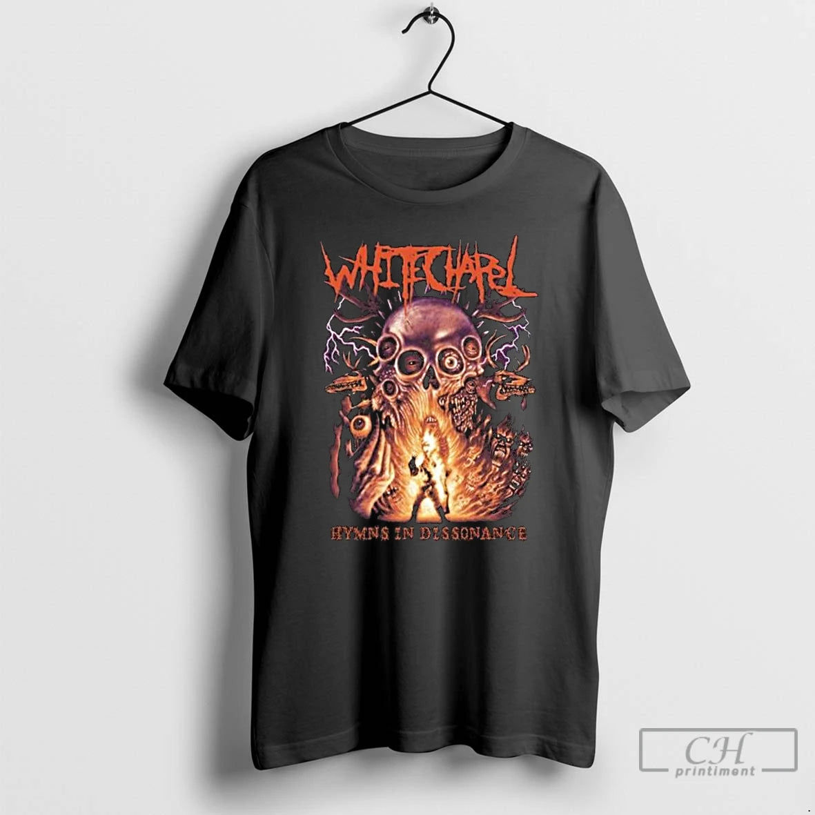 Premium Whitechapel Band Retro Hymns T-Shirts, Hoodie, Sweatshirt | DripVista.com